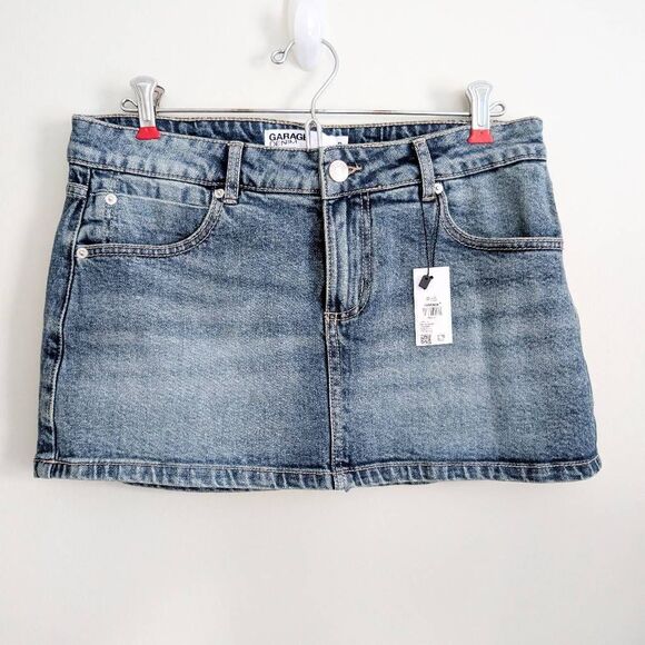 Garage Denim Micro Skort NWT - Picture 5 of 8